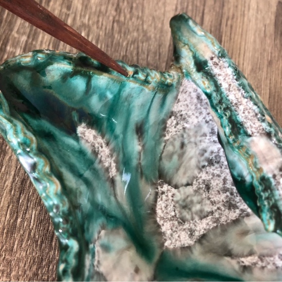 Vtg MCM Italian Ceramic Shell Dish - Picture 10 of 13